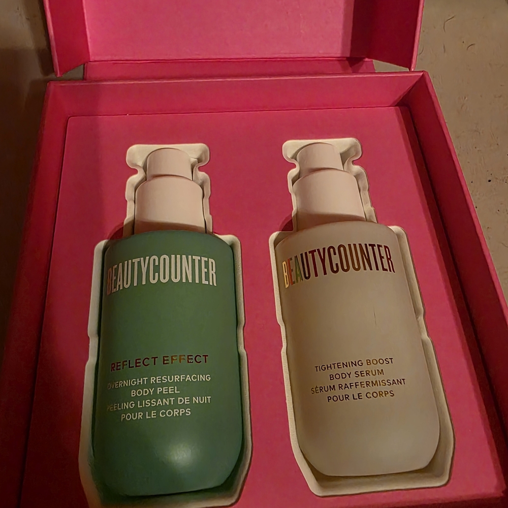 Beautycounter Body Peel and Serum Set- Brand New In Box